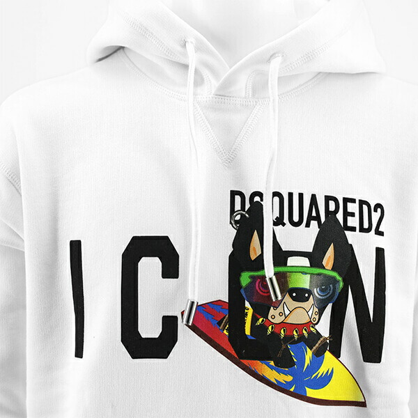 楽天市場】ディースクエアード DSQUARED2 メンズ パーカー ICON R N