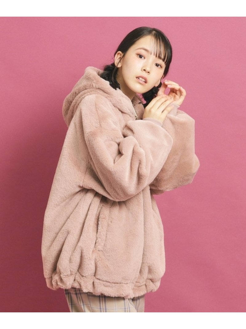 楽天市場】【SALE／70%OFF】【フーディ付き】モコモコ リバーシブル