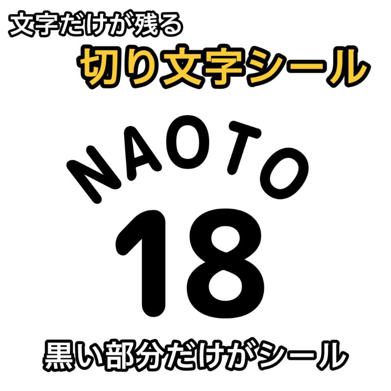 楽天市場】【大サイズ】名前シール 番号シール ステッカーザラザラ面に