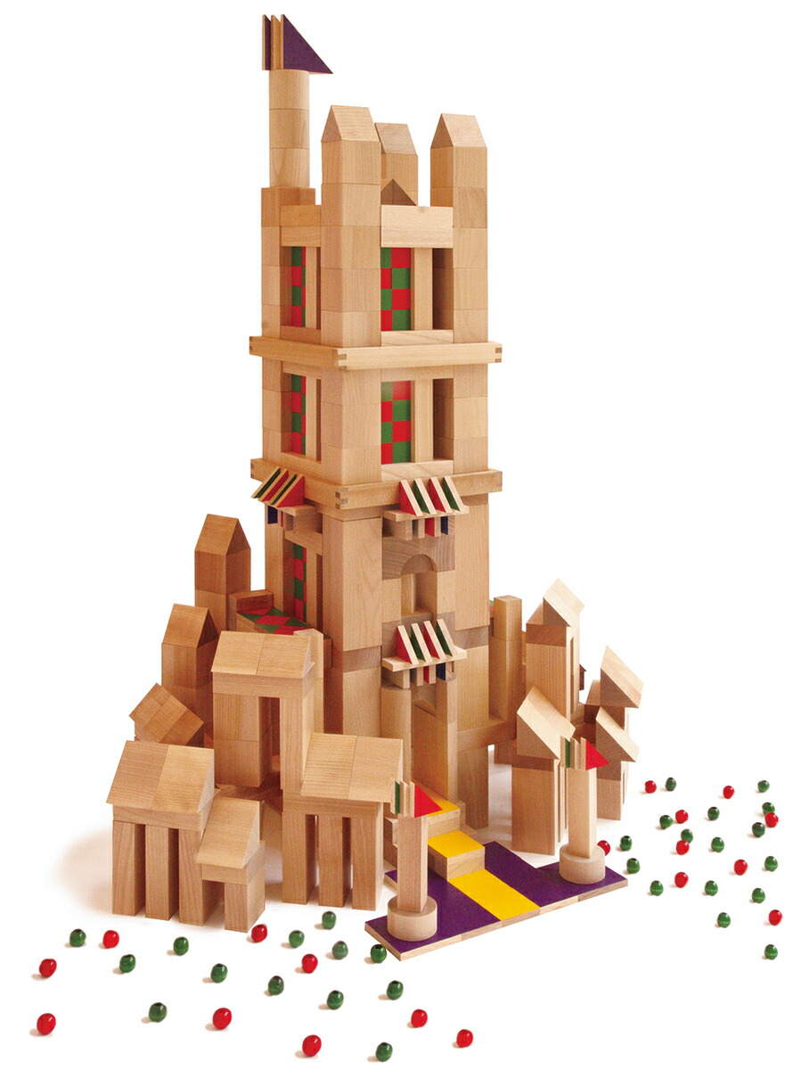 楽天市場】童具館 積木のいろは45 つみきのいろは45 ワクブロック45