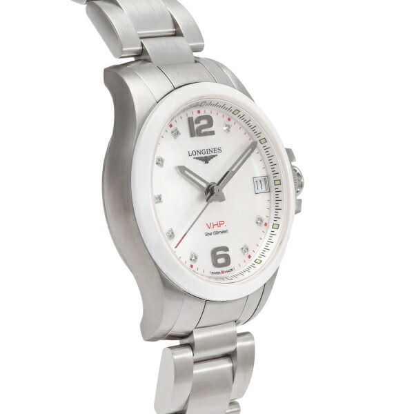 楽天市場】ロンジン LONGINES コンクエスト L3.319.4.87.6 ホワイト