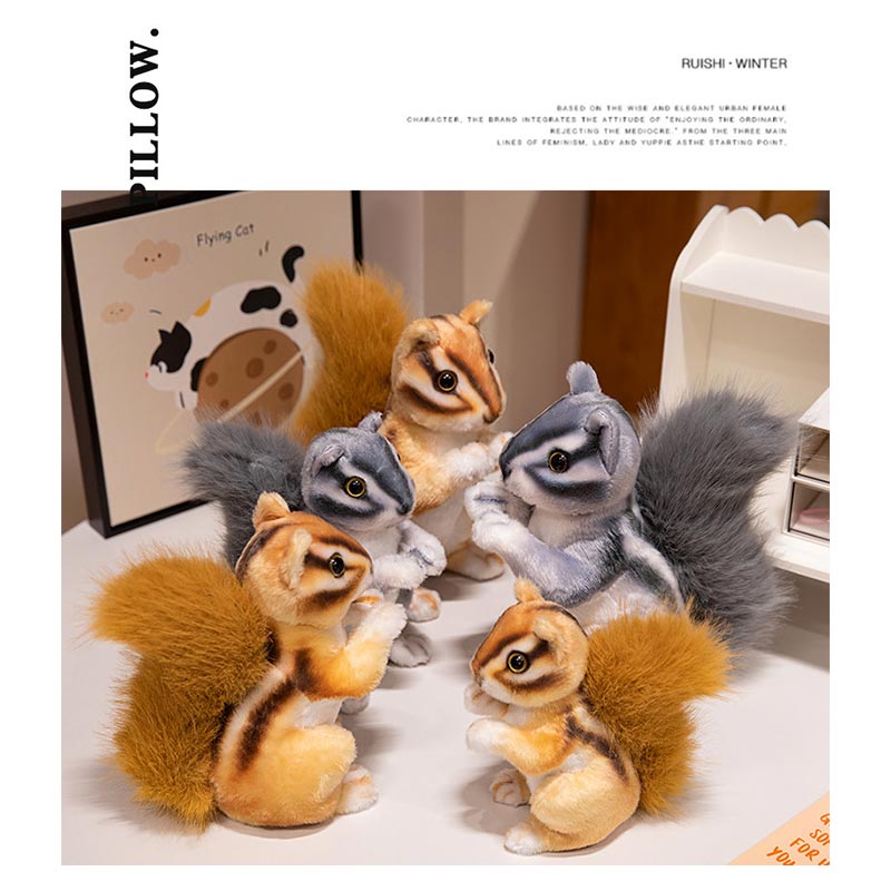 楽天市場】ぬいぐるみ リス リアル りす 栗鼠 かわいい 動物おもちゃ