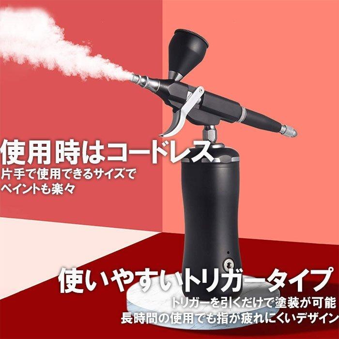 楽天市場】「着後レビューで特典」 エアブラシ ミニ コンプレッサー