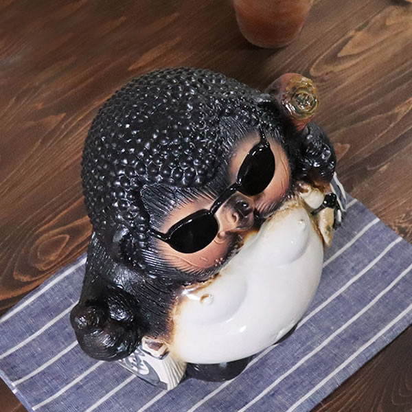 楽天市場】信楽焼 ヤンキー狸 信楽焼たぬき 狸 タヌキ 陶器タヌキ