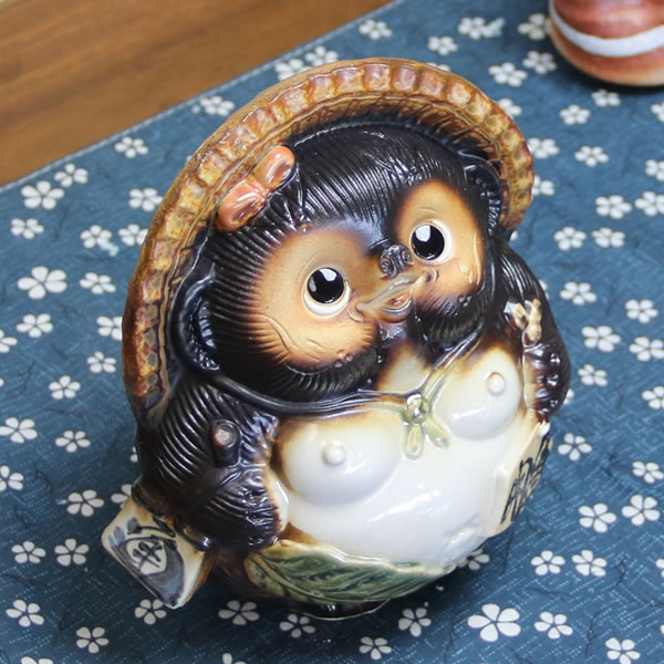 楽天市場】信楽焼 5号お願いメス狸 信楽焼たぬき 縁起物タヌキ 陶器