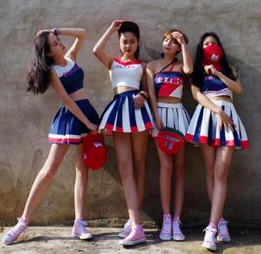 楽天市場】レディースチアガールダンス衣装 体操服 ミニスカート+t