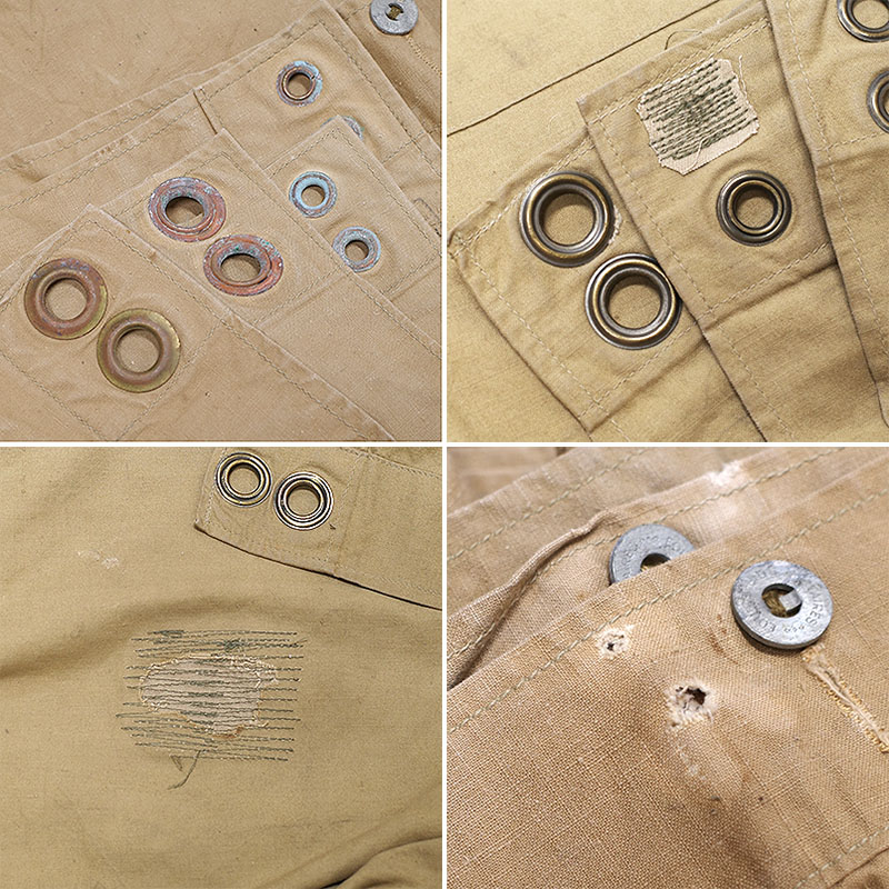 楽天市場】フランス軍 テントシート 正方形 カーキ USED ポンチョ 軍幕