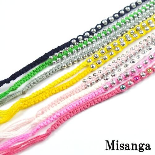 楽天市場】【メール便可】ミサンガ プロミスリング 10カラー 19