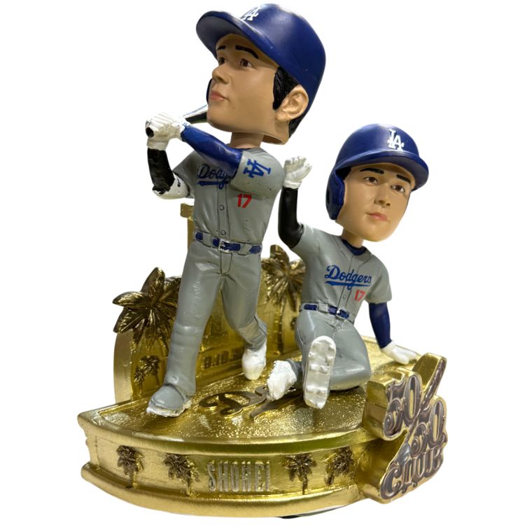 楽天市場】50/50 大谷翔平 バブルヘッド人形 ボブルヘット人形