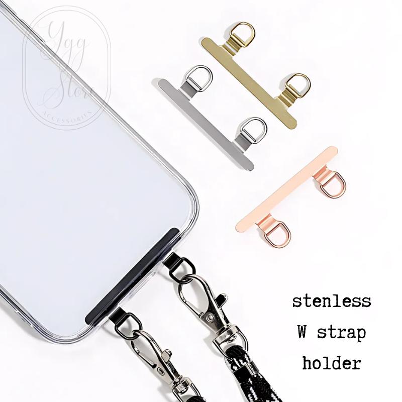 楽天市場】ストラップホルダー ダブル ステンレス 2口 2穴 ホルダー