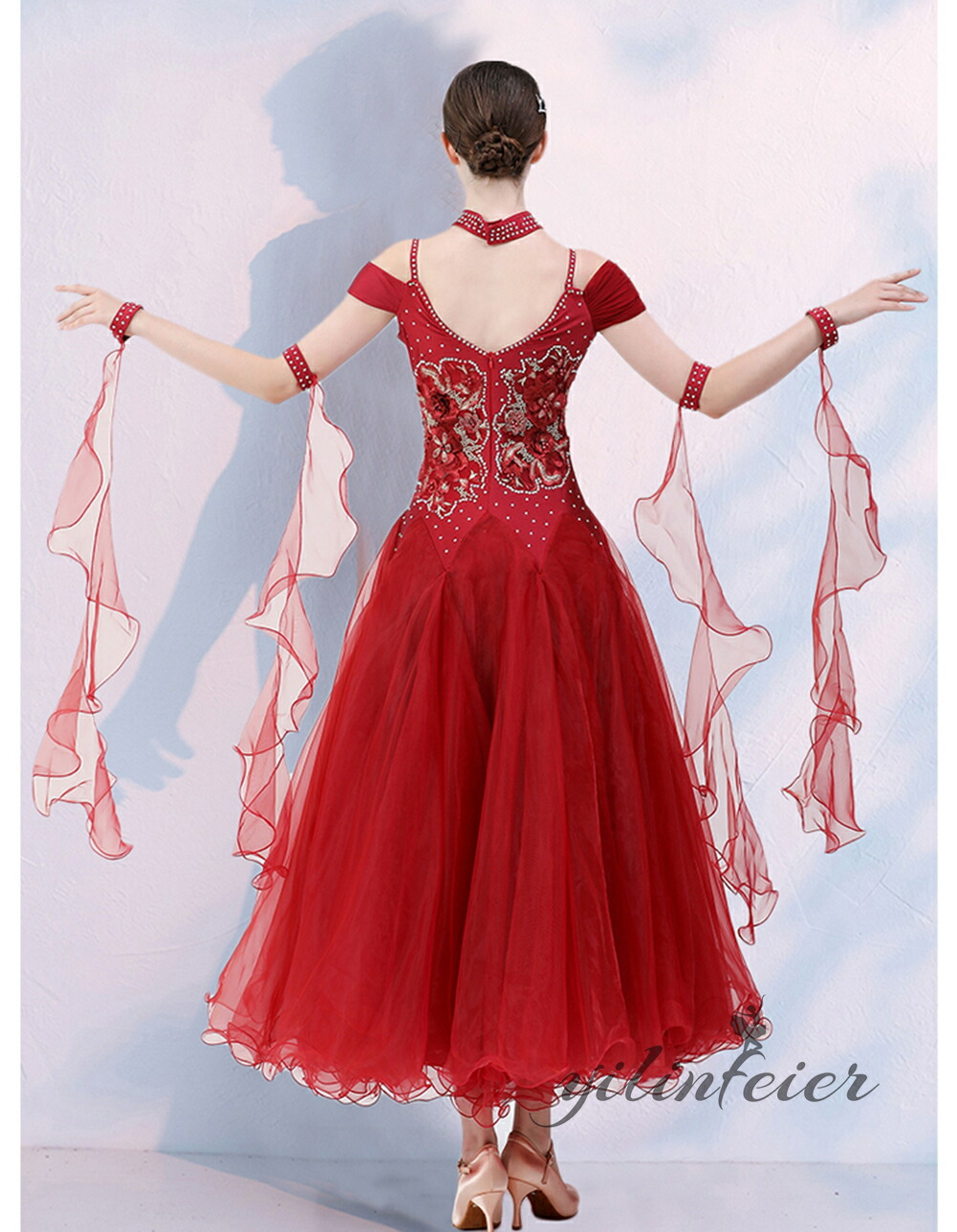 楽天市場】社交ダンス衣装 ドレス ダンスドレス レディース オーダー