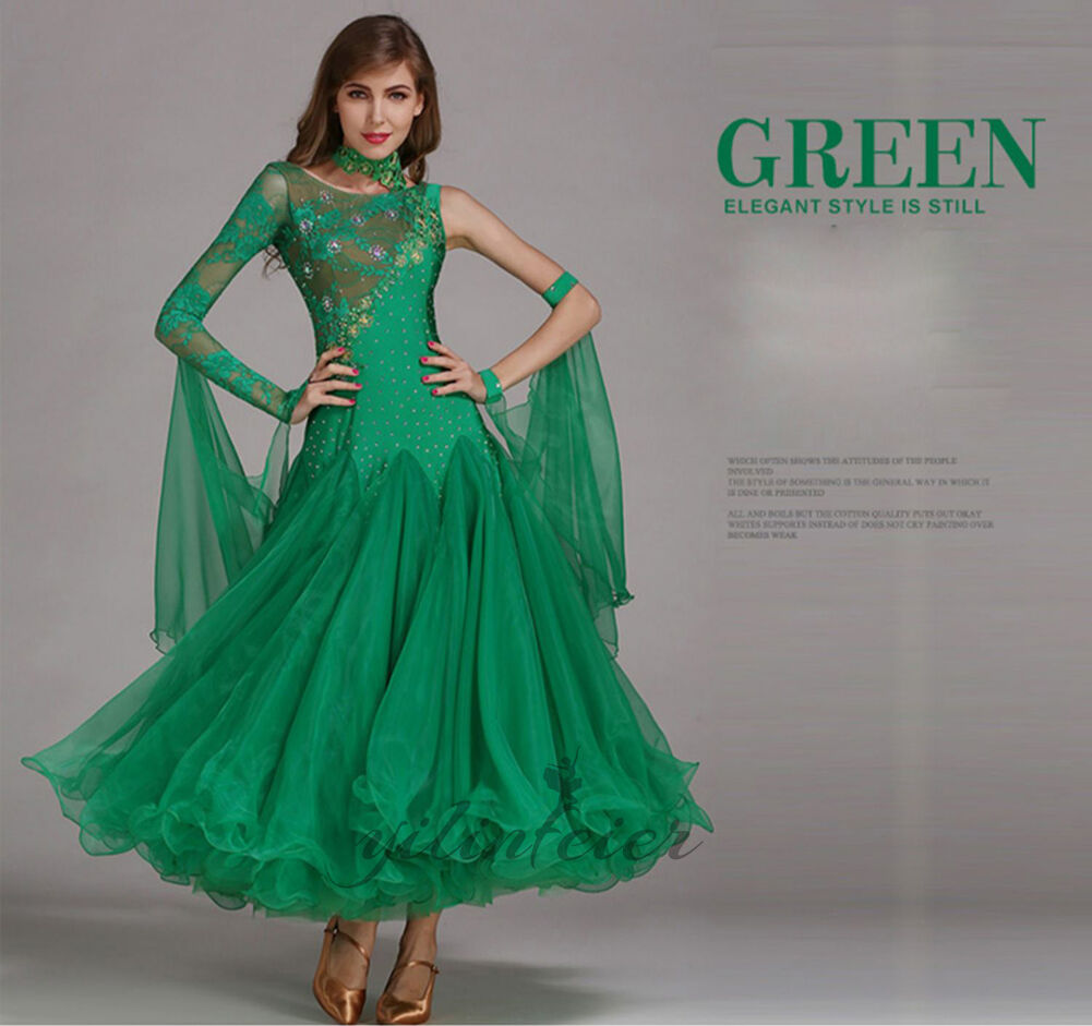 楽天市場】社交ダンスドレス 社交ダンス衣装 8色展開 単袖レース