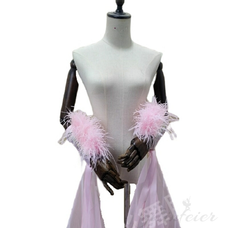 楽天市場】社交ダンス用アクセサリー もこもこの毛袖飾りフロート袖