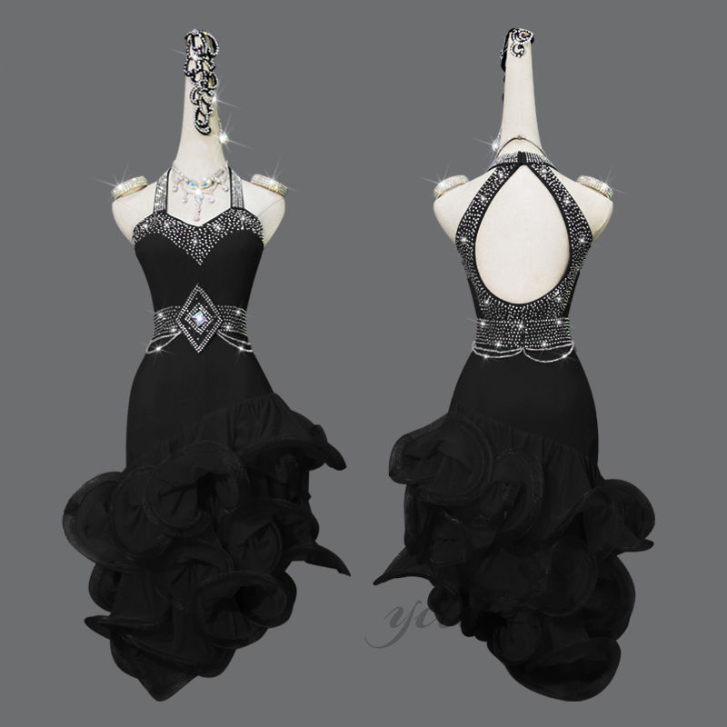 楽天市場】ラテンダンスドレス ラテンドレス 高級 競技 社交ダンス