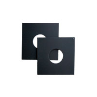 楽天市場】ステンレス 黒耐熱 眼鏡板（メガネ石カバー）2枚組 φ170mm