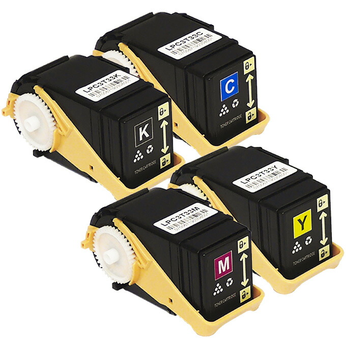 楽天市場】Mサイズ LPC3T33 エプソン epson 4色セット互換トナー
