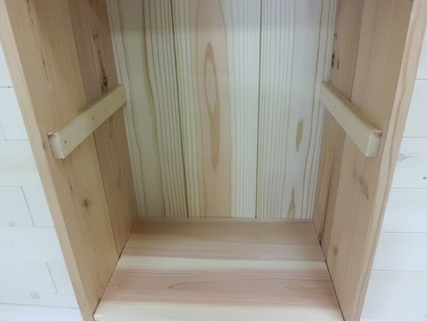 楽天市場】【 無垢杉板 収納 BOX 】国産杉 3段 幅380×奥行250×高さ900