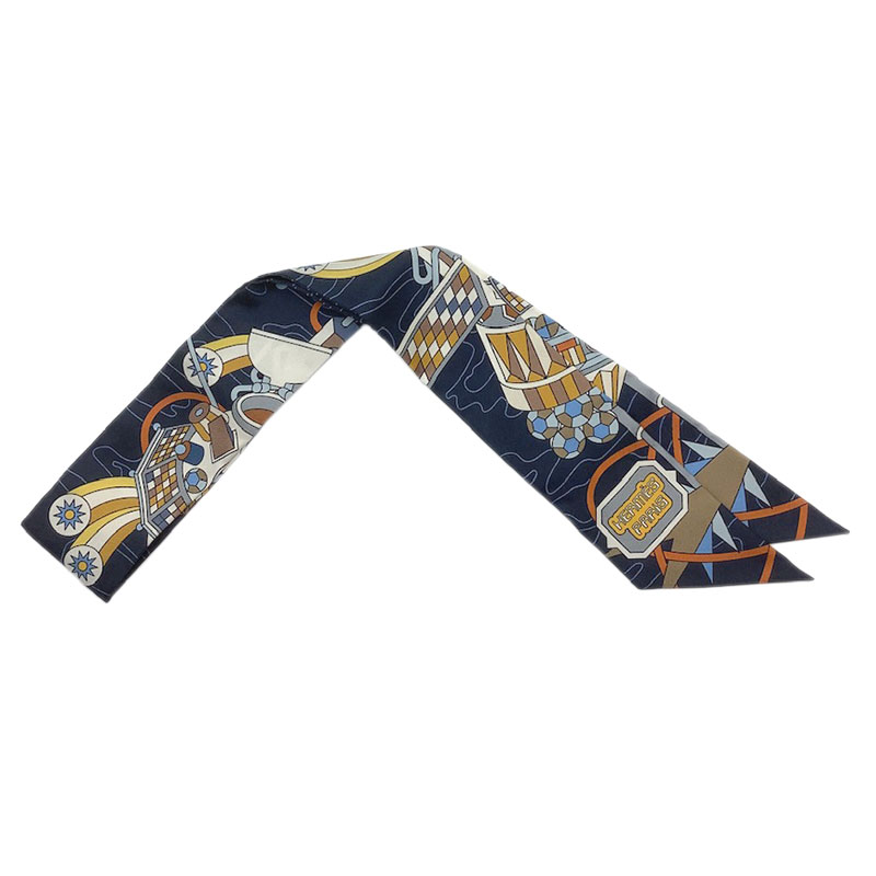 楽天市場】エルメス ツイリー ネイビーの通販