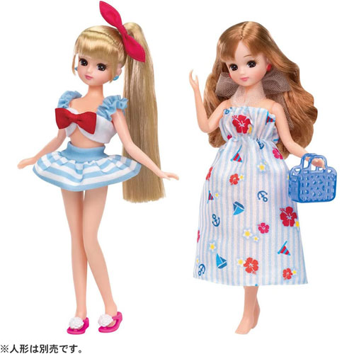 タカラトミー リカちゃん LW-13 マリンワンピ&セーラー水着セット