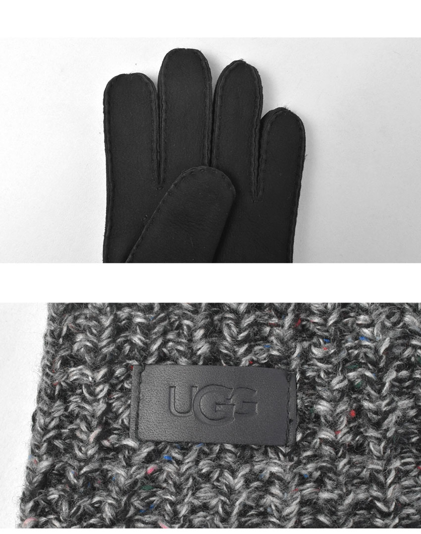 楽天市場】アグ 手袋 メンズ Sheepskin Knit Cuff Glove UGG 101135