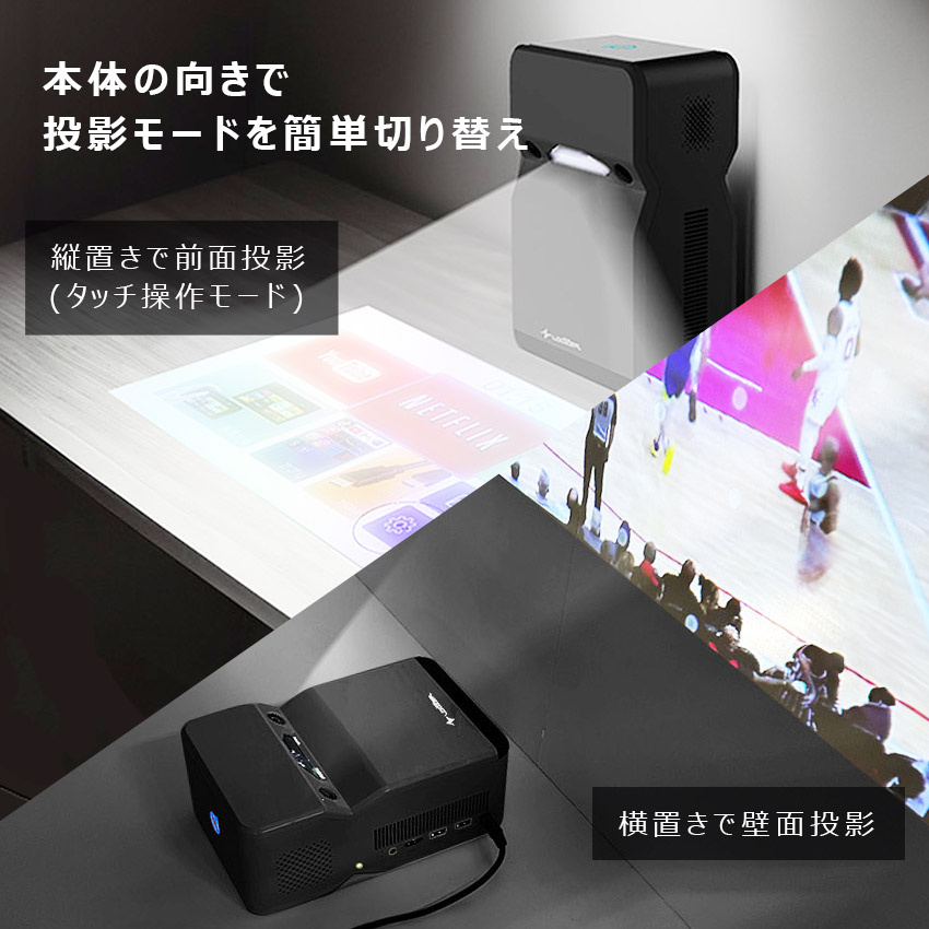 楽天市場】ルーザー プロジェクター 2WAY短焦点プロジェクター LOOZER