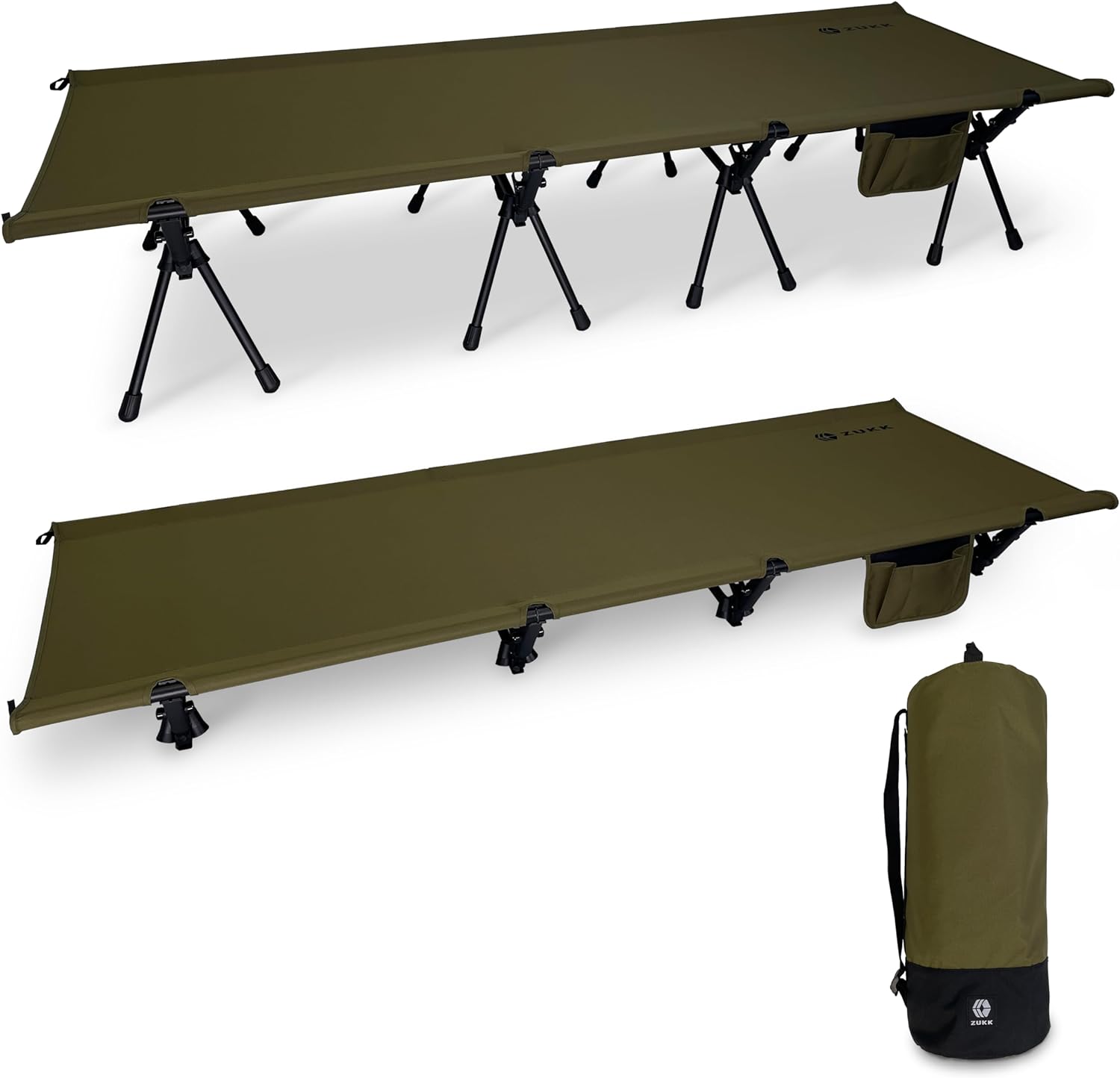 楽天市場】【公式】ZUKK(ズック) 2WAY コット 耐荷重200kg キャンプ