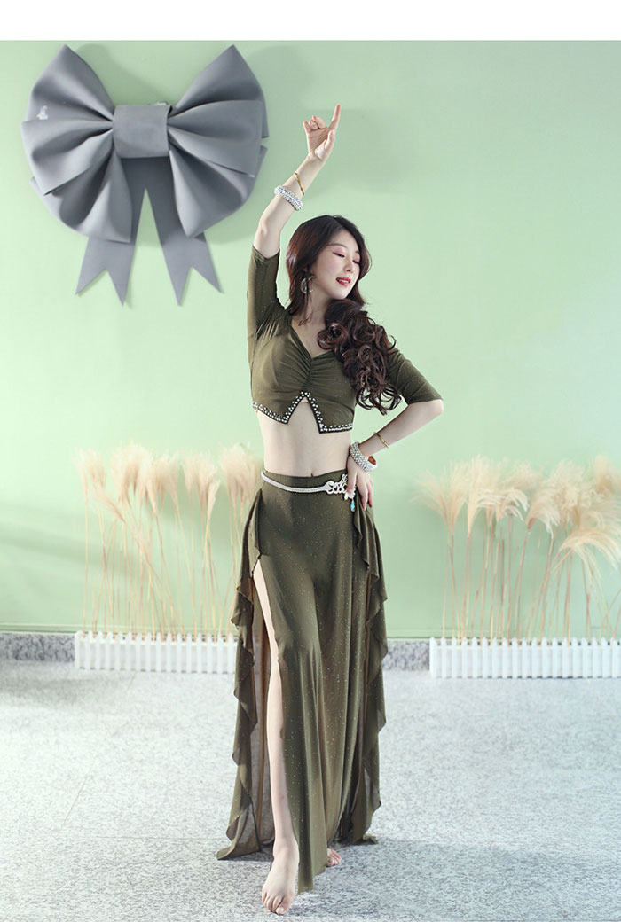 楽天市場】ベリーダンス 衣装 セット レッスン着 セットアップ 発表会