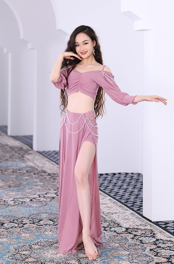 楽天市場】ベリーダンス 衣装 セット レッスン着 セットアップ 発表会