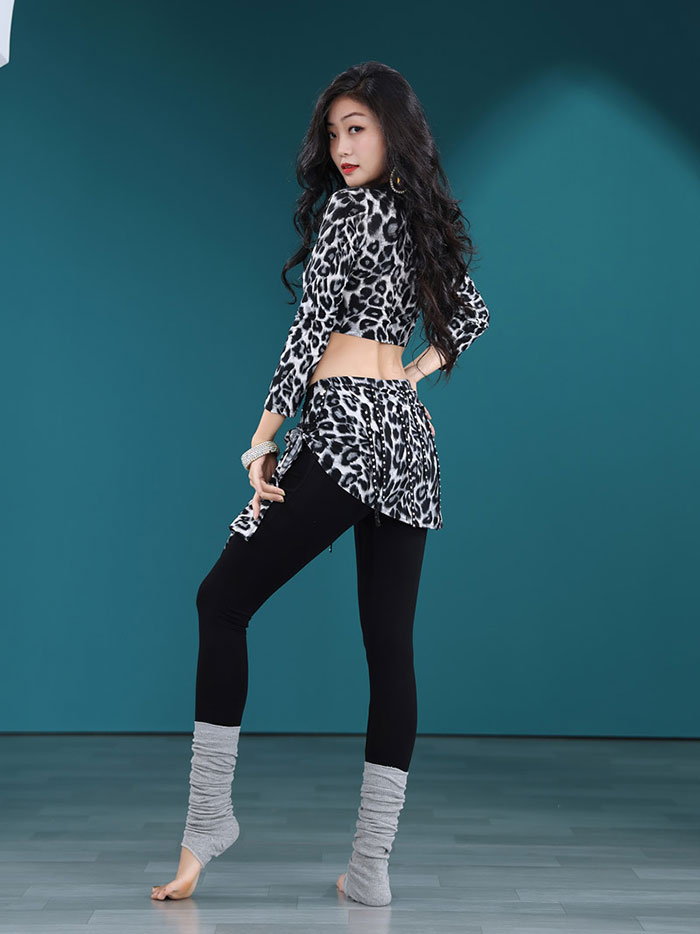 楽天市場】ベリーダンス 衣装 レッスン着 セットアップ 豹柄 ヒョウ柄