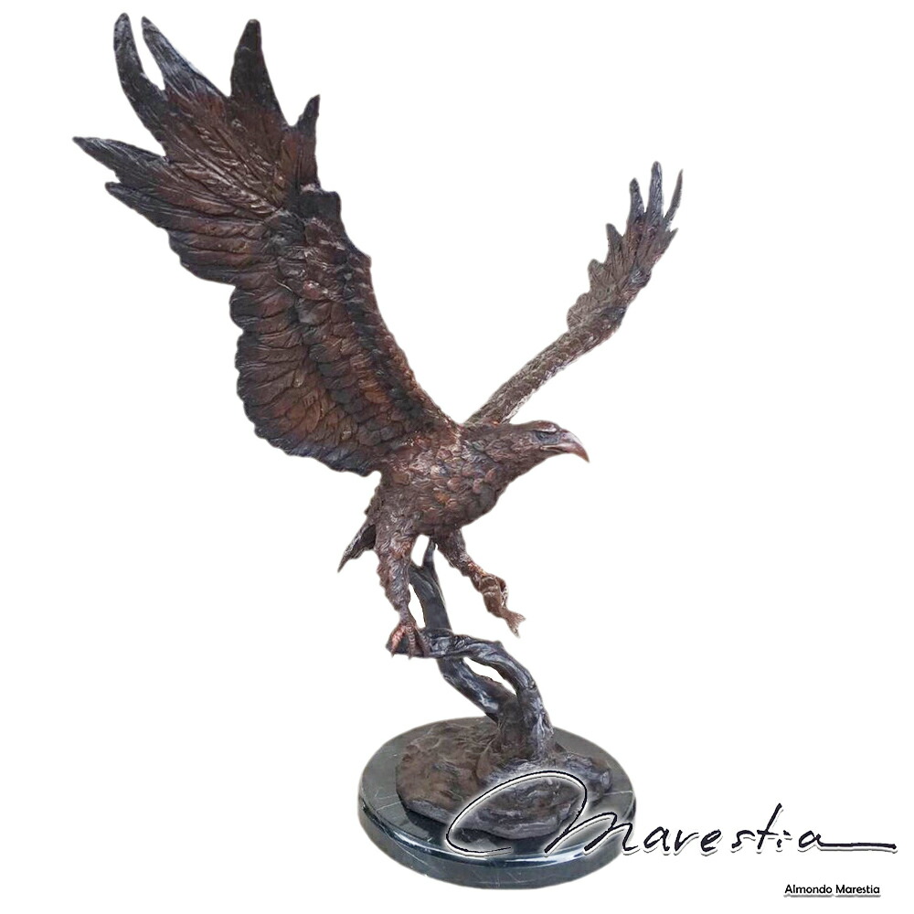 楽天市場】Marestia 獲物を捕える鷲(イーグル) オブジェ 【動物 鳥