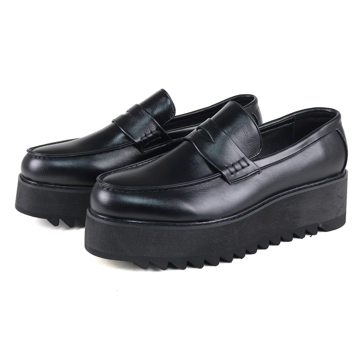 楽天市場】30%OFF 【ラスイチSALE】 ローファー メンズ 厚底 6cmヒール