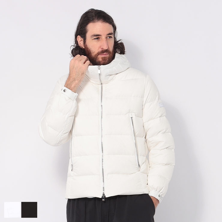 楽天市場】タトラス TATRAS ダウン メンズ フードロゴ マット素材