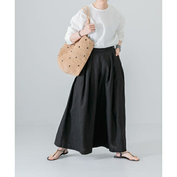 楽天市場】リネンタックワイドパンツ／かぐれ（kagure） : 丸井