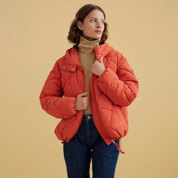 楽天市場】AIGLE 撥水 ショートパデッドフーデッドジャケット