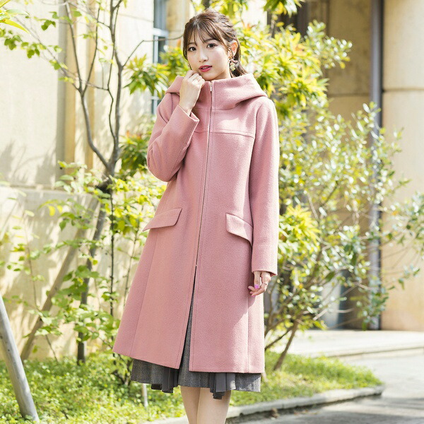 楽天市場】フード付きジップアップコート／ローズティアラ（Rose Tiara