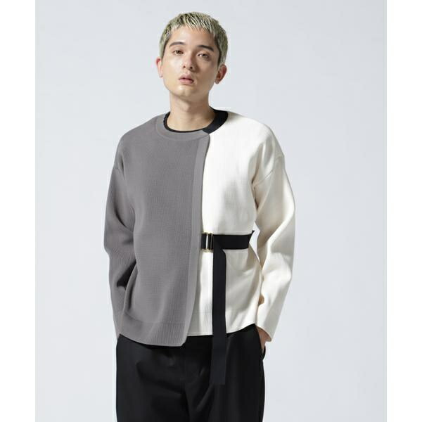 楽天市場】CULLNI／クルニ／サイドベルトレイヤードニット