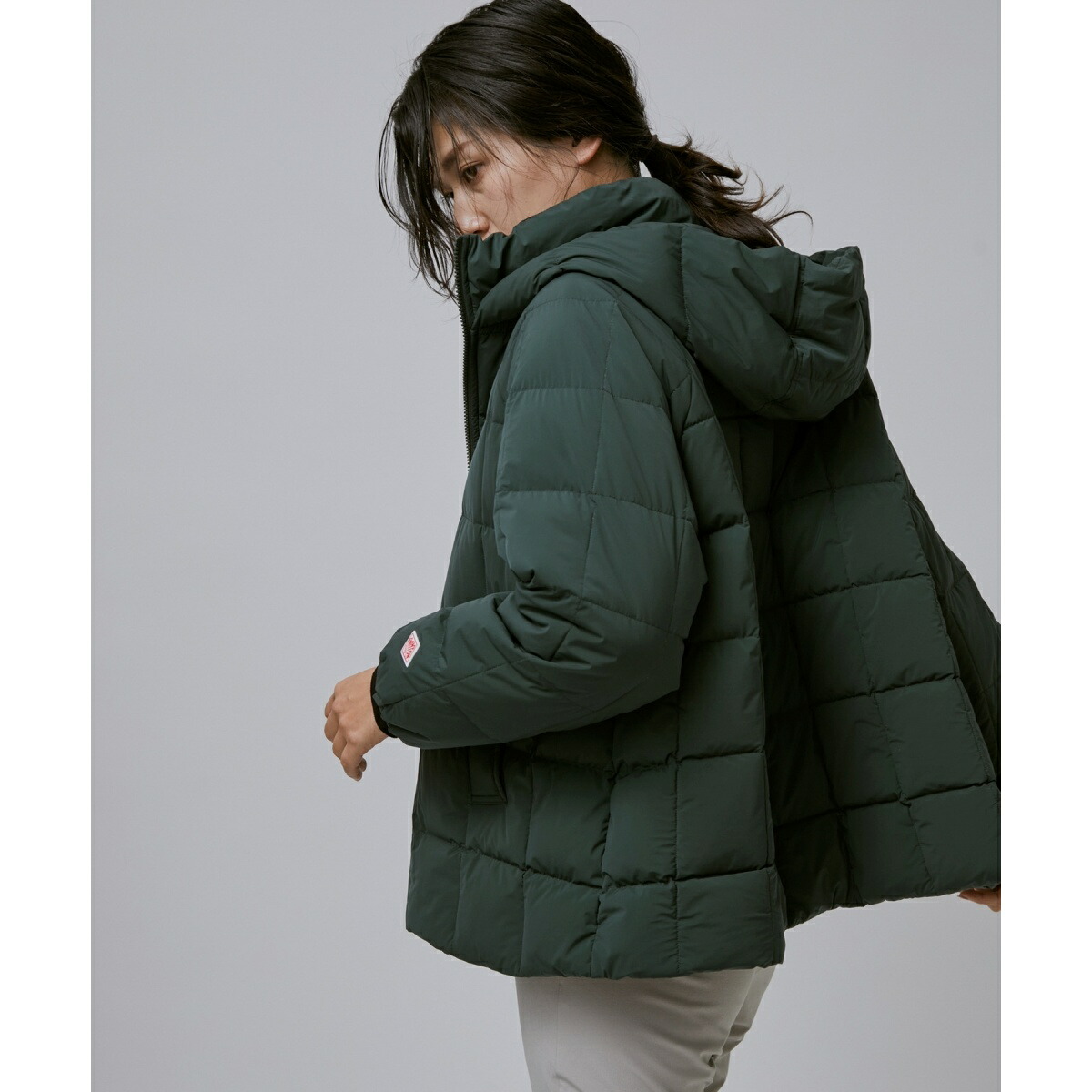 楽天市場】【DANTON】 MIDDLE DOWN フード付きダウンジャケット