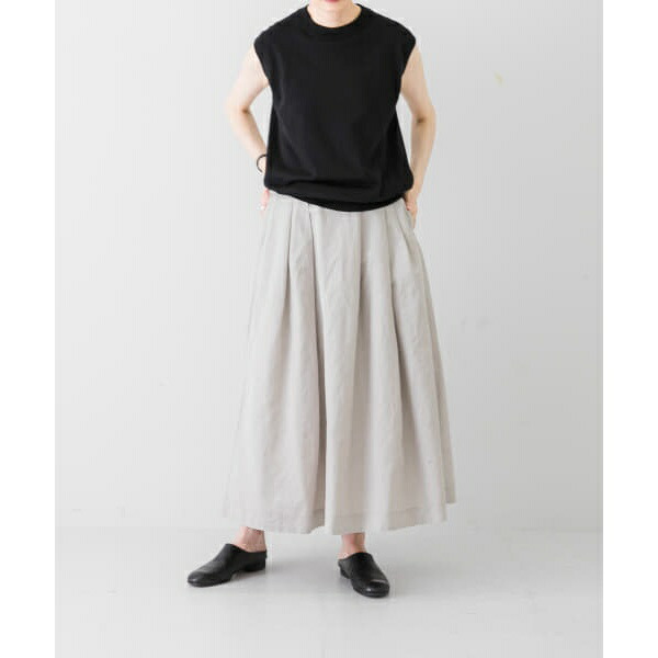 楽天市場】リネンコットンタックスカート／かぐれ（kagure） : 丸井