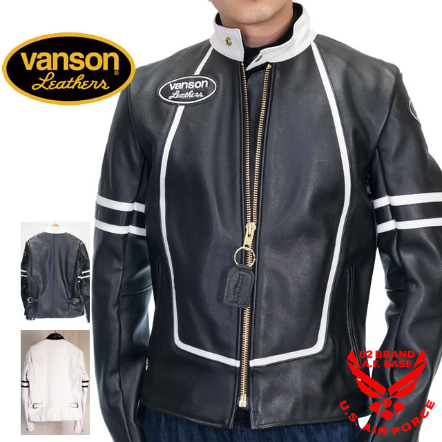 楽天市場】バンソン 別注カスタム シングルライダース レザー