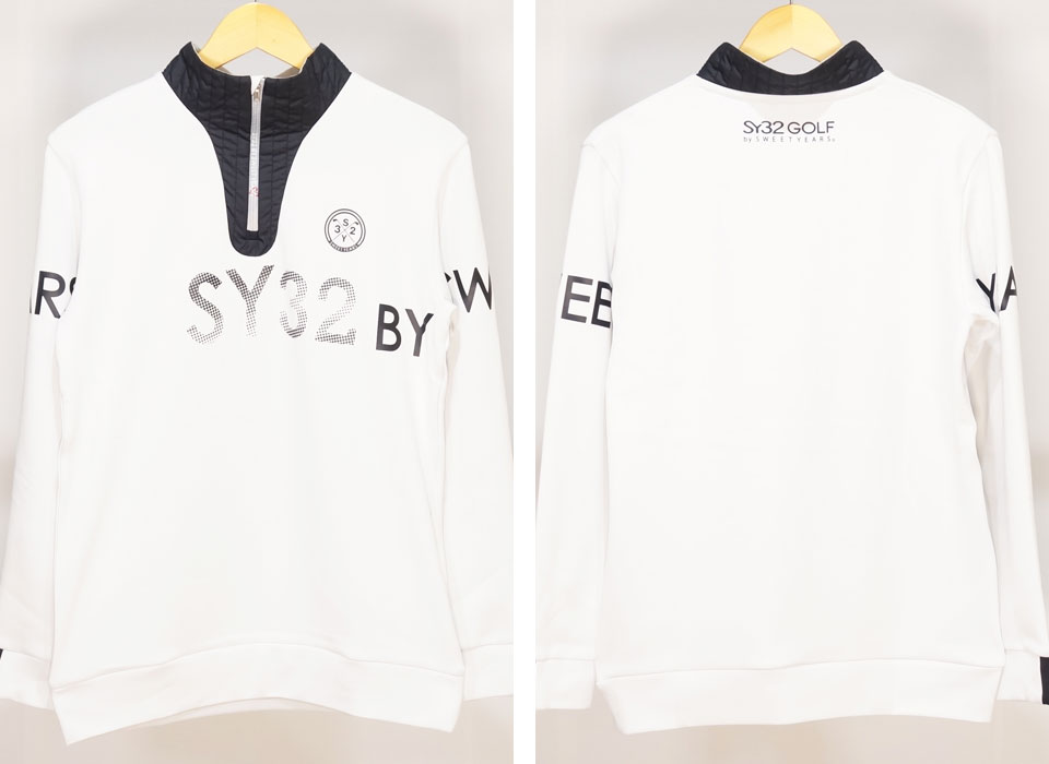 楽天市場】アウトレット!!SY32 LOGOプリント KARUISHI WARM ハーフZIP