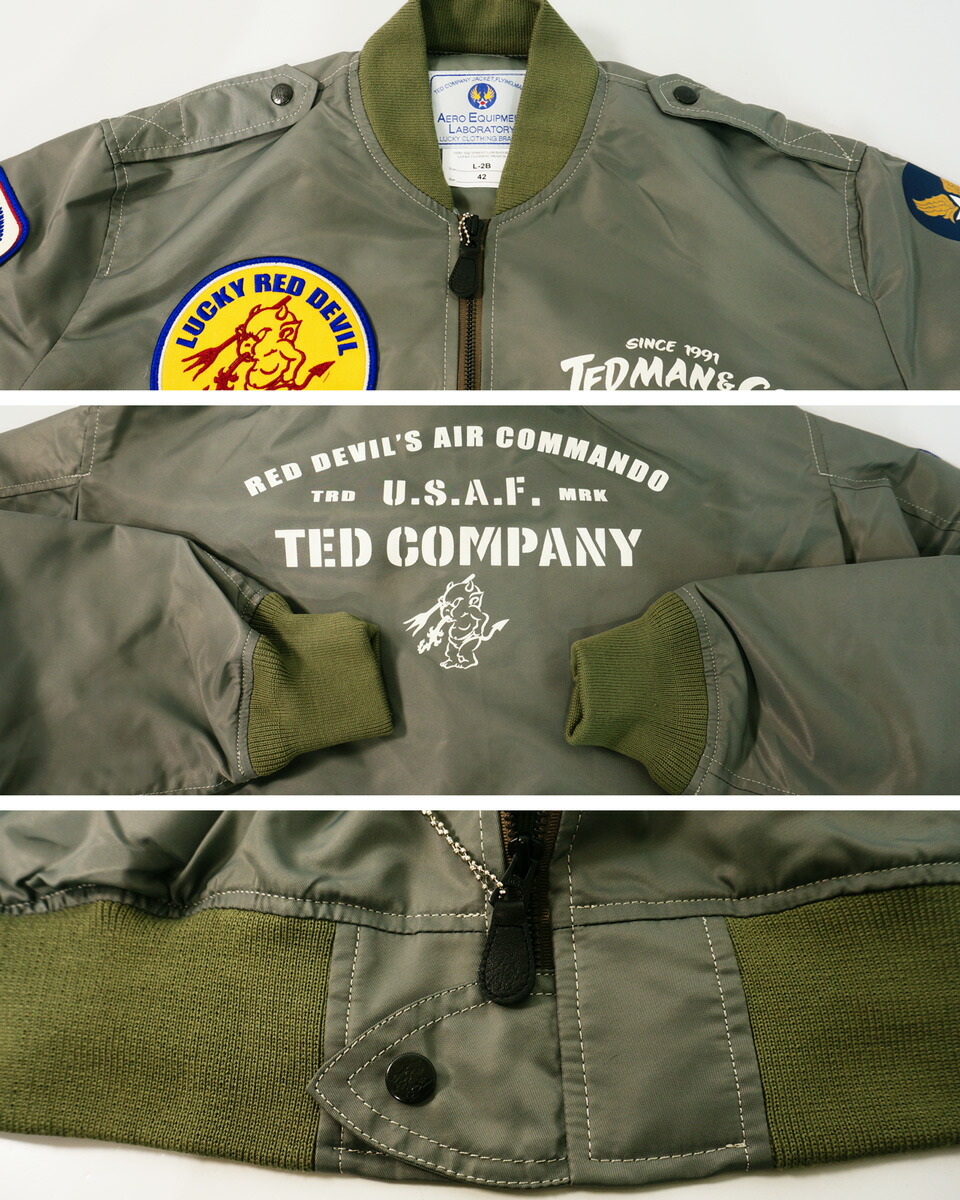 楽天市場】テッドマン TED COMPANY U.S.A.F L-2 フライトジャケット