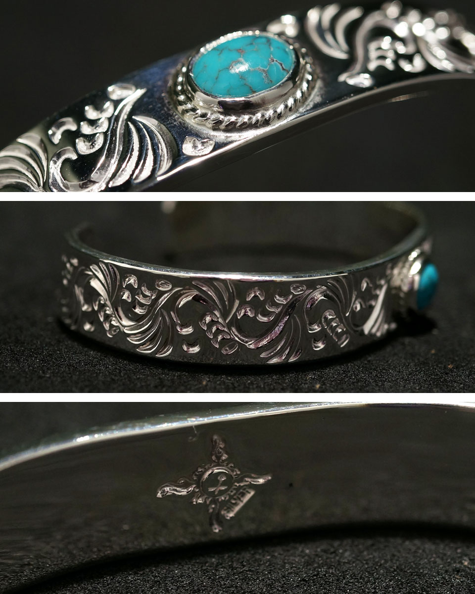 楽天市場】ポイント2倍!!ファーストアローズ ターコイズ付 カラ草彫り