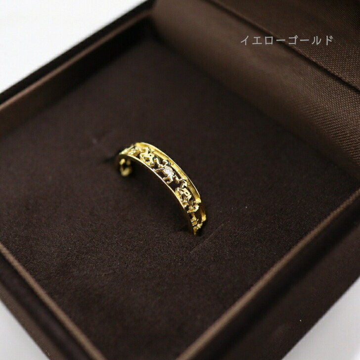 楽天市場】送料込み 豊富なサイズ展開 18金ダイヤモンドリング 18金