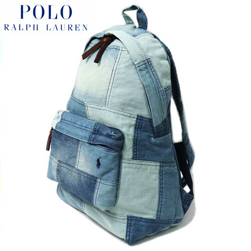 楽天市場】POLO RALPH LAUREN CANVAS DENIM BACKPACK / キャンバス