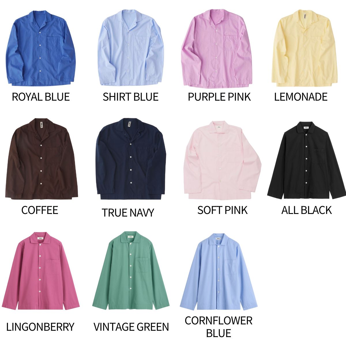 楽天市場】【正規販売店】テクラ TEKLA パジャマ 長袖シャツ メンズ