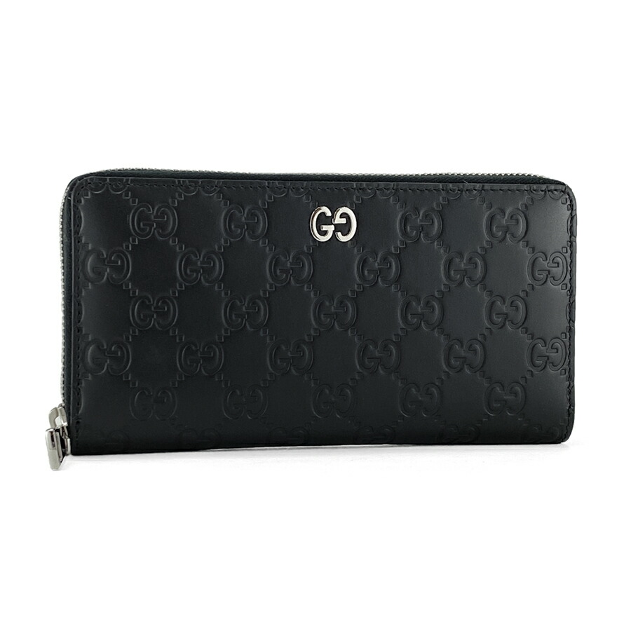 楽天市場】gucci シマ 長財布 ラウンドファスナー ブラックの通販