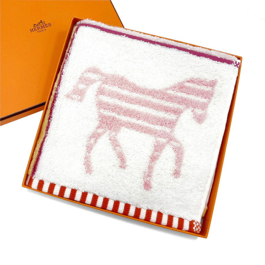 楽天市場】☆ラッピング無料☆ エルメス HERMES ハンドタオル