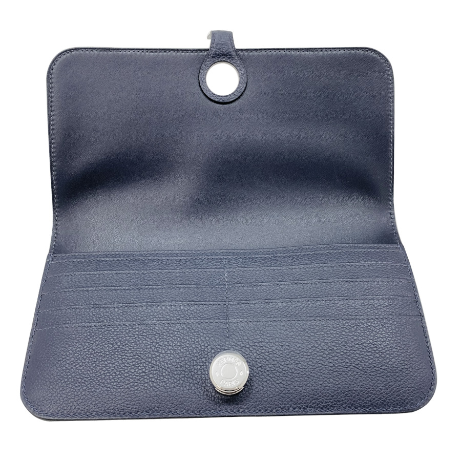 楽天市場】HERMES エルメス ドゴンロング エバーカーフ ブルー ニュイ