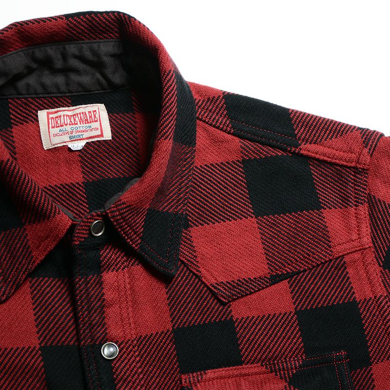 楽天市場】HV-00WS 50'sWESTバッファローチェック HV00WS DELUXEWARE