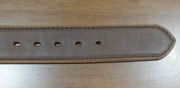 楽天市場】A101HS-18-BR-極厚USオイルドレザーステッチベルト18